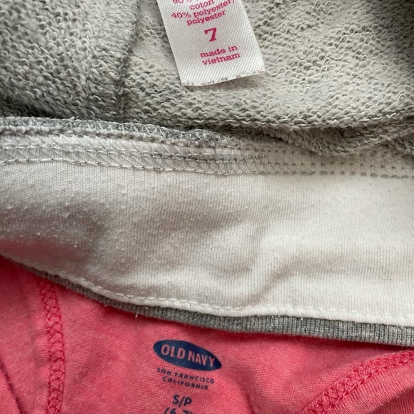 Justice Shorts and Old Navy Tee Shirt - Picture 3 of 4